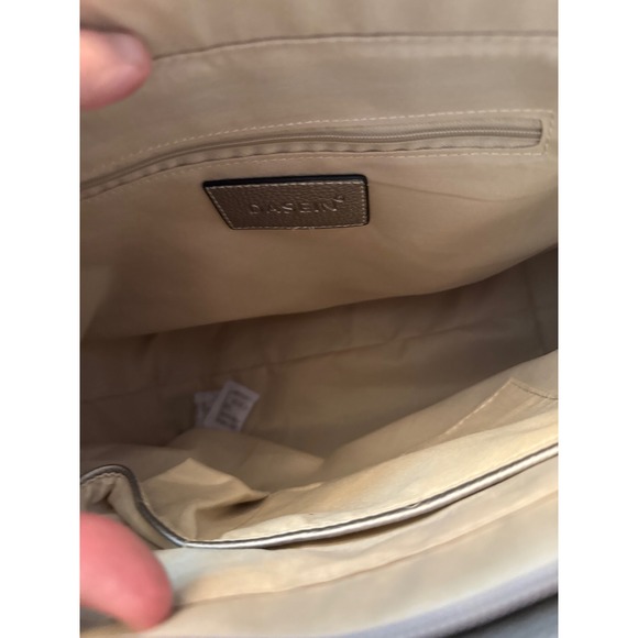 DASEIN Gray Satchel Handbag with Matching Wallet Crossbody Strap. Minimalist Y2K - Picture 4 of 6